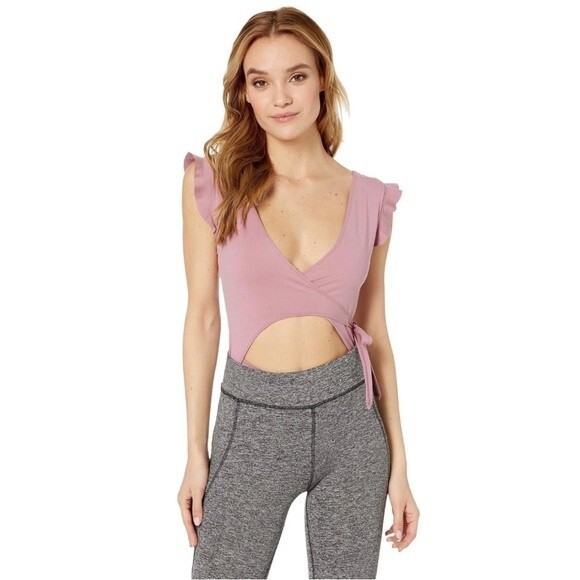 Free People Movement Streamline Ballet Wrap Bodysuit NWT Size Large - Picture 16 of 16